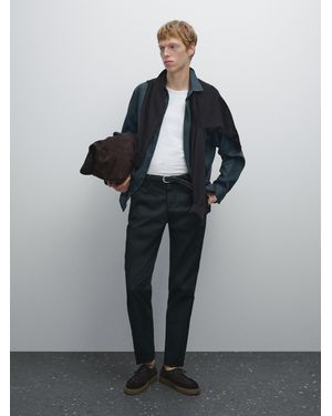 MASSIMO DUTTI Pantalón Slim Fit - Negro