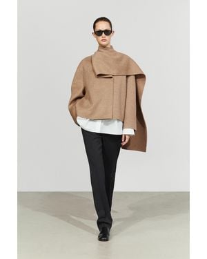 MASSIMO DUTTI Cappotto Corto Con Dettaglio - Neutro