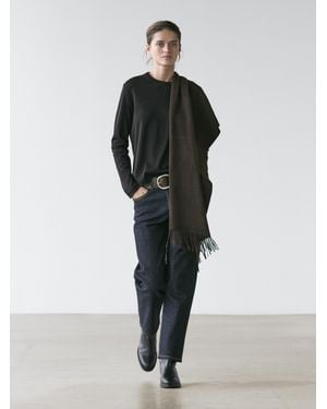 MASSIMO DUTTI Long Sleeve Cotton T-Shirt - Multicolour