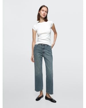 MASSIMO DUTTI Jeans Flare Fit Tiro Medio - Multicolor