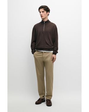 MASSIMO DUTTI Pantalón Slim Fit Mezcla Algodón - Multicolor