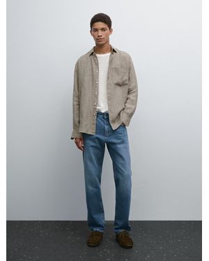 MASSIMO DUTTI Jean Relaxed Fit - Gris