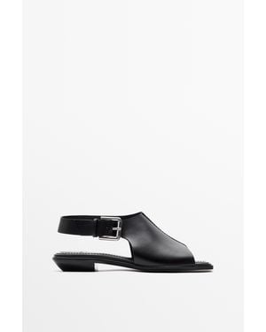 MASSIMO DUTTI Sandalo - Nero