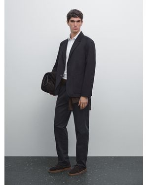 MASSIMO DUTTI Jeans Tapered Fit - Gris