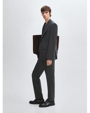 MASSIMO DUTTI Anzughose Aus 100% Wolle - Schwarz