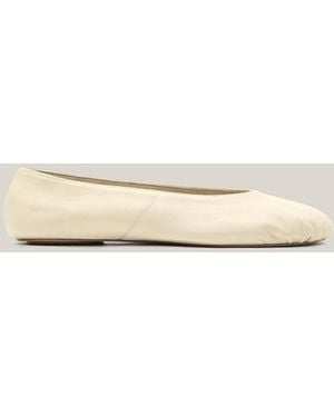 MASSIMO DUTTI Soft Leather Ballet Flats - Multicolor