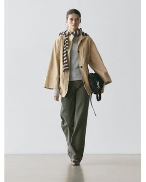 MASSIMO DUTTI Puff Parka With Hood Detail - Multicolor