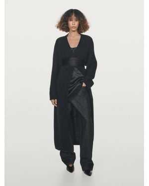MASSIMO DUTTI Cinturón Fajín 100% Seda - Azul