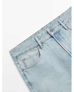 MASSIMO DUTTI Wide-Leg Jeans - Blue