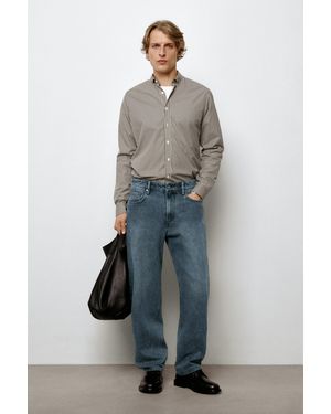 MASSIMO DUTTI Barrel Fit Jeans - Blue