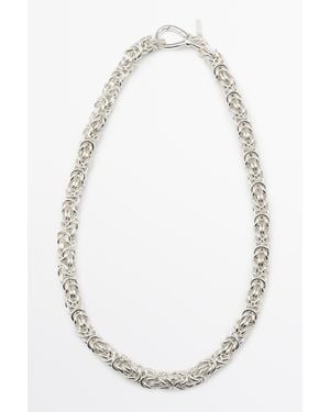 MASSIMO DUTTI Chain Necklace - White