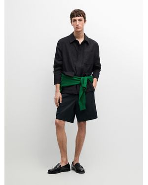 MASSIMO DUTTI Bermuda Con Dettaglio - Multicolore
