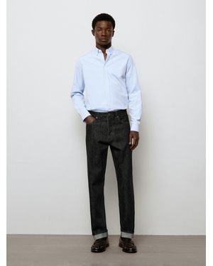 MASSIMO DUTTI Selvedge-Fit Jeans - Black