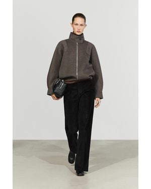 MASSIMO DUTTI Bomber - Marrone