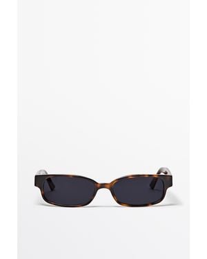 MASSIMO DUTTI Zonnebril Met Schildpadeffect - Wit
