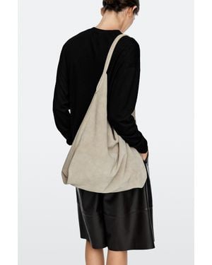 MASSIMO DUTTI Borsa Maxi A Spalla - Neutro