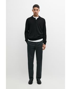 MASSIMO DUTTI Pantaloni Slim Fit - Nero
