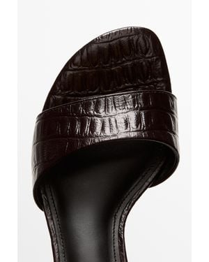MASSIMO DUTTI High-Heel Sandals - Black
