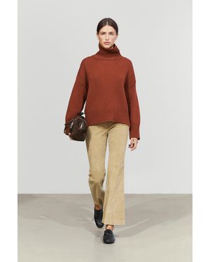 MASSIMO DUTTI Jersey Punto Oversize 100% Lana - Multicolor