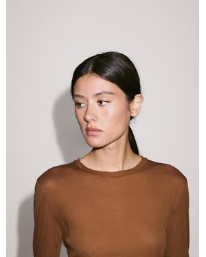 Liabel 2pz Maglia Uomo Caldo Cotone Garzato 100%,T Shirt Cotone Felpato Girocollo O Scollo A V, Maglie Intime Uomo Invernali Anallergiche (IT, Testo, M, Regular, Regular, 2pz Girocollo - Bianco - Foto 2