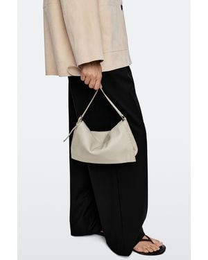MASSIMO DUTTI Borsa A Tracolla Con Impunture - Neutro