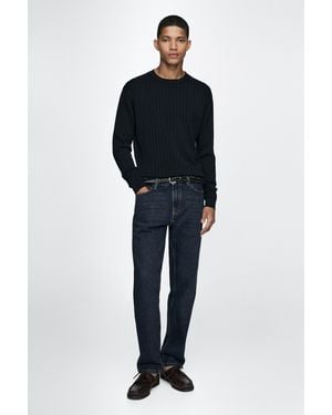 MASSIMO DUTTI Tapered Fit Jeans - Blue