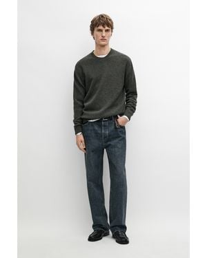 MASSIMO DUTTI 100% Wool Mouliné Knit Jumper - Multicolour
