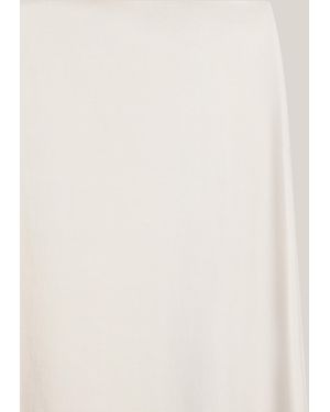 MASSIMO DUTTI Silk Pareo Skirt - Natural