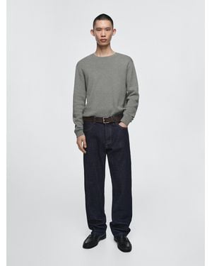 MASSIMO DUTTI Relaxed-Fit Jeans - White