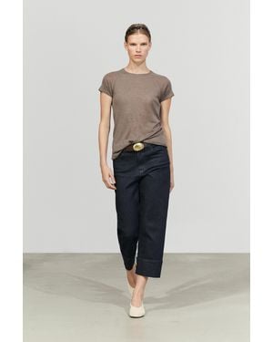 MASSIMO DUTTI Raglan-Shirt Mit Kurzen Ärmeln - Mehrfarbig