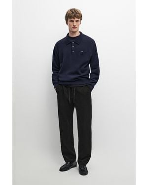 MASSIMO DUTTI Maglia A Polo - Blu