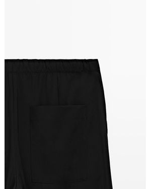 MASSIMO DUTTI Wool Bow-Tie Bloomers - Green