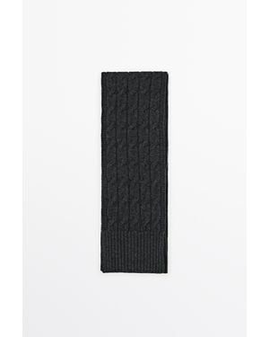 MASSIMO DUTTI Sciarpa - Nero