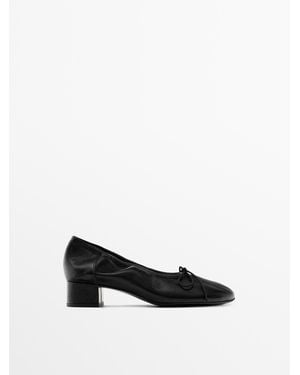 MASSIMO DUTTI Mary Janes Met Hoge Hak - Wit