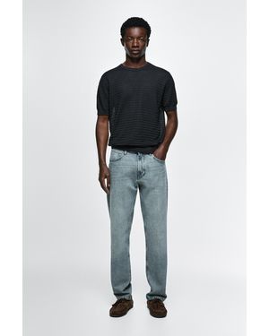 MASSIMO DUTTI Jeans Tapered Fit - Azul