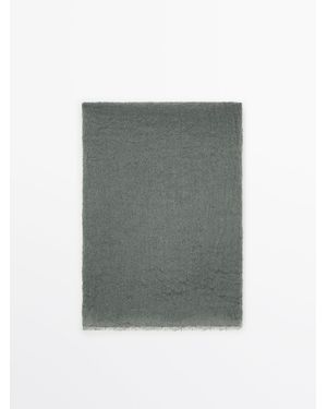 MASSIMO DUTTI 100% Kasjmier Sjaal - Grijs