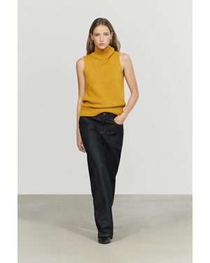 MASSIMO DUTTI Gilet - Giallo
