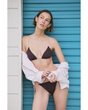 MASSIMO DUTTI Contrast Tie-Side Bikini Bottoms - Multicolor