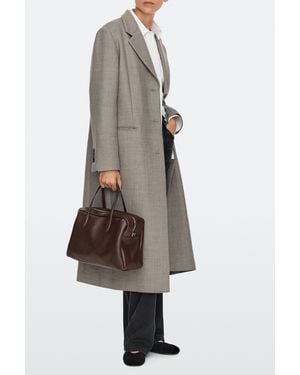 MASSIMO DUTTI Borsa Duffle Media - Marrone