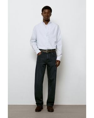 MASSIMO DUTTI Jeans Relaxed Fit - Blanco