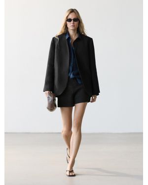 MASSIMO DUTTI Bermuda - Nero
