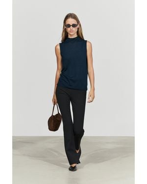 MASSIMO DUTTI Top - Blu