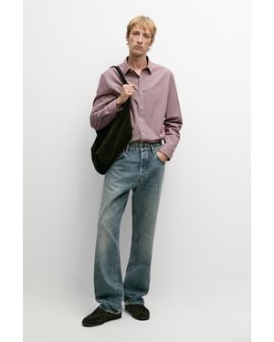 MASSIMO DUTTI Camisa Regular Fit Cuadro Vichy - Multicolor