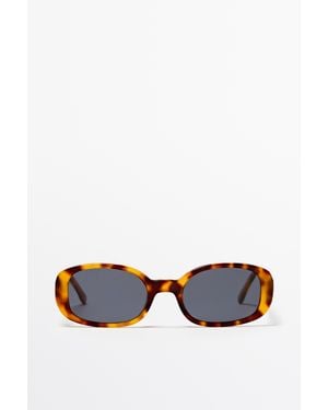MASSIMO DUTTI Oval Tortoiseshell-Effect Sunglasses - Multicolour