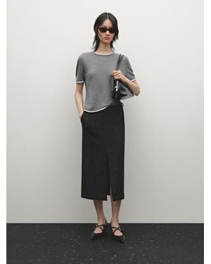 MASSIMO DUTTI Maglietta - Bianco