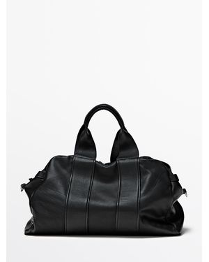 MASSIMO DUTTI Nappaleren Reistas - Zwart