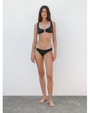 MASSIMO DUTTI Bikinioberteil Mit Ring - Weiß