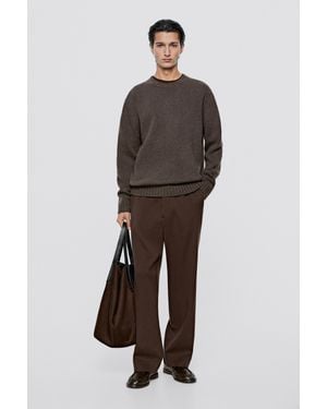 MASSIMO DUTTI Strickpullover Rundausschnitt – Limited Edition - Mehrfarbig