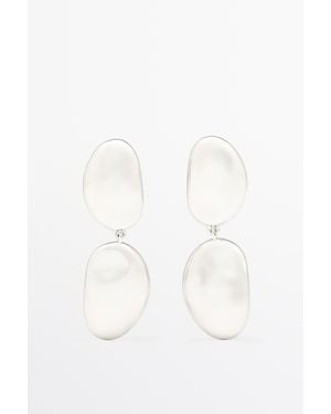 MASSIMO DUTTI Pendientes Colgantes Piezas Metálicas - Neutro