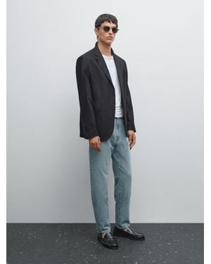 MASSIMO DUTTI Jean Slim - Gris